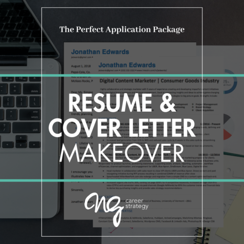 Resume and cover letter makeover