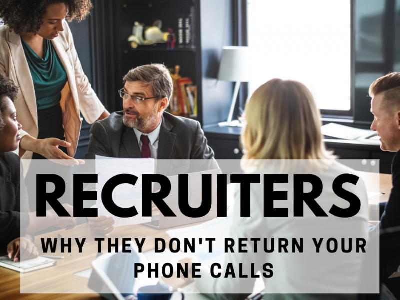 Why recruiters aren't returning your phone calls - NG Career Strategy